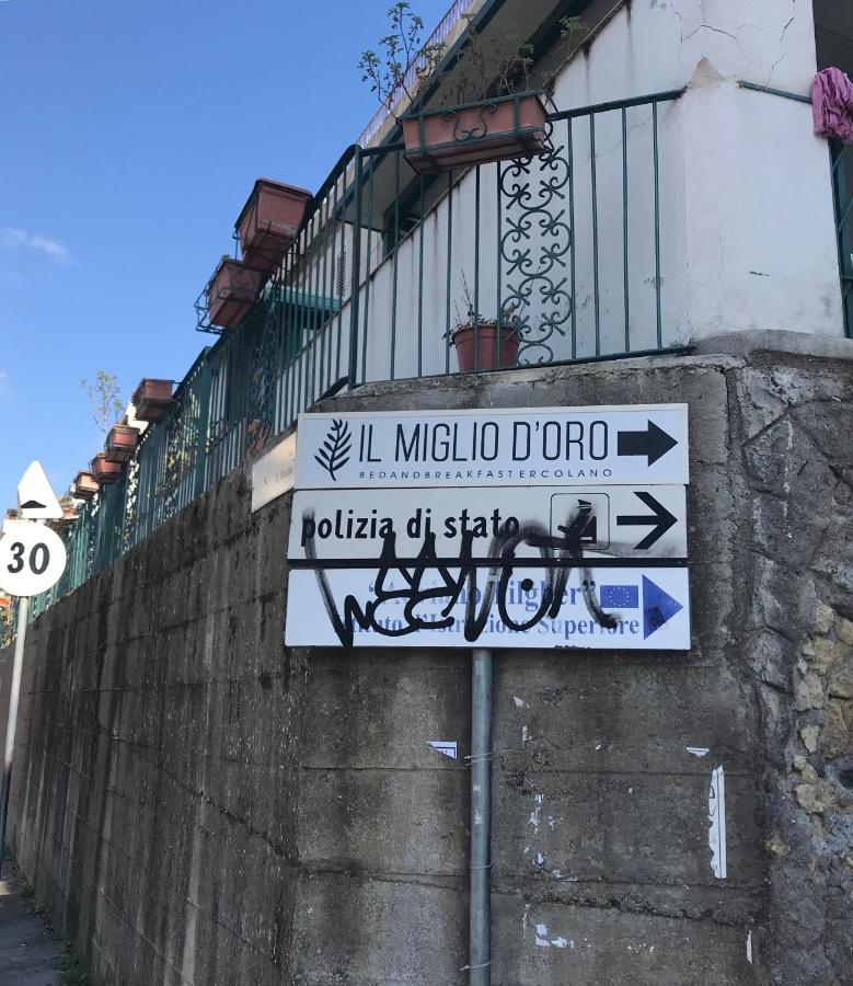 B&B Il Miglio D'Oro Ercolano Kültér fotó